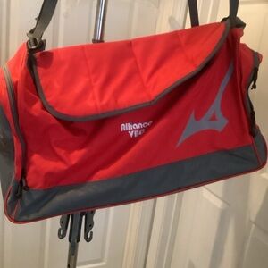 Red and Gray Sports Bag